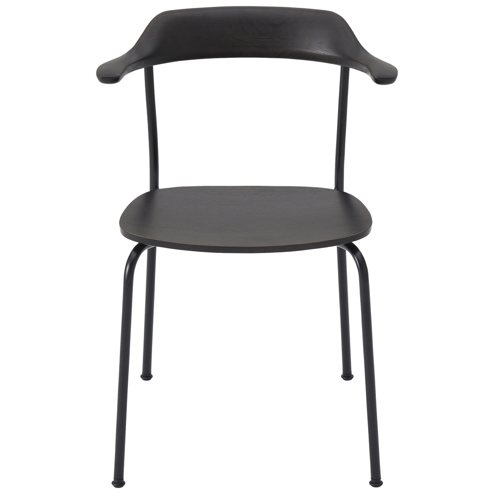 oak / urethane finish, bold black