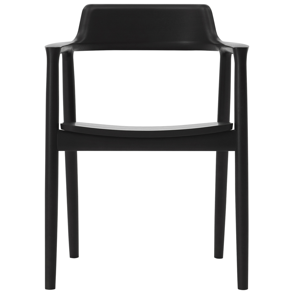 oak / urethane finish, bold black