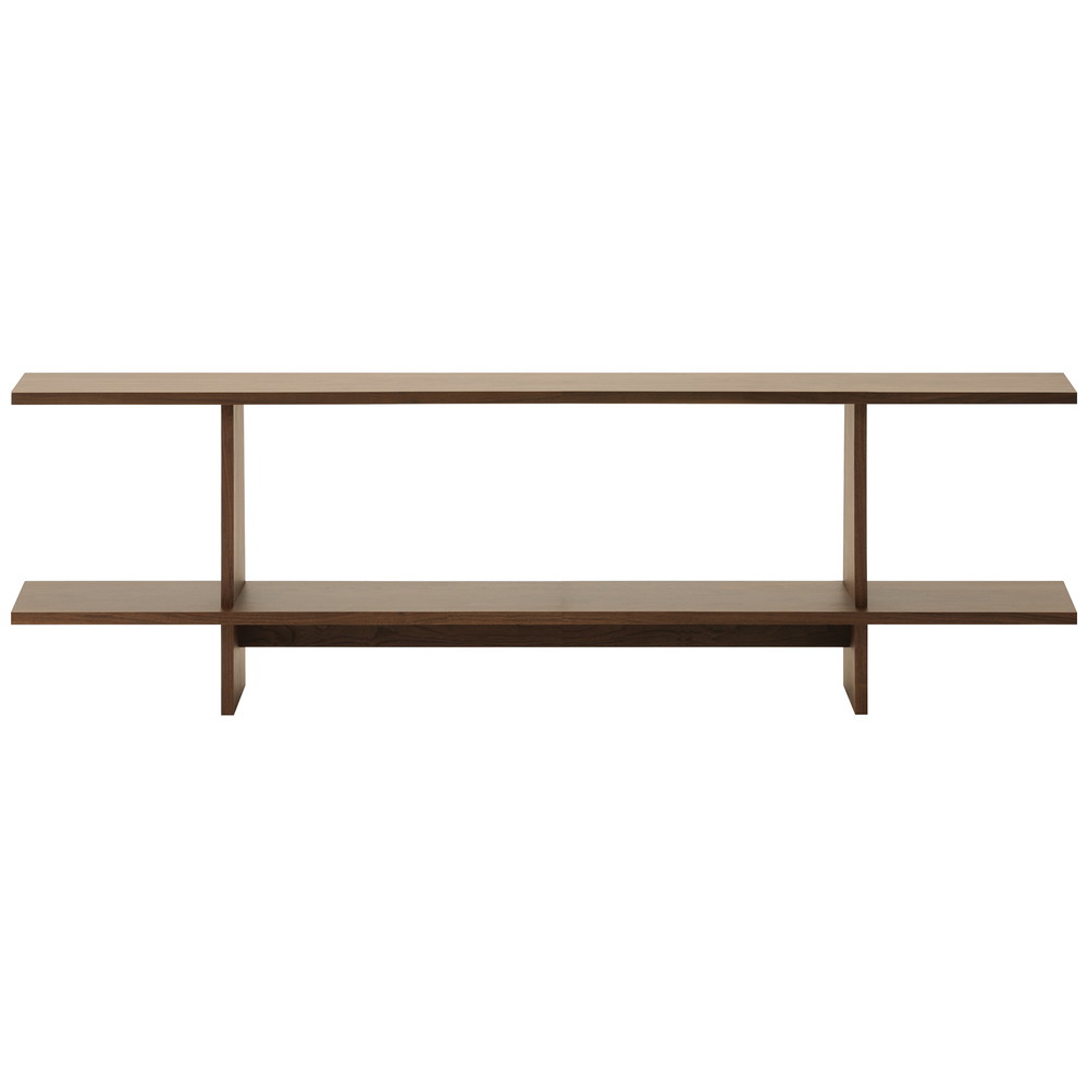 walnut / urethane finish, clear