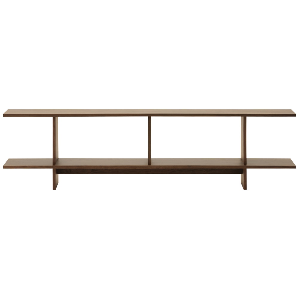 walnut / urethane finish, clear