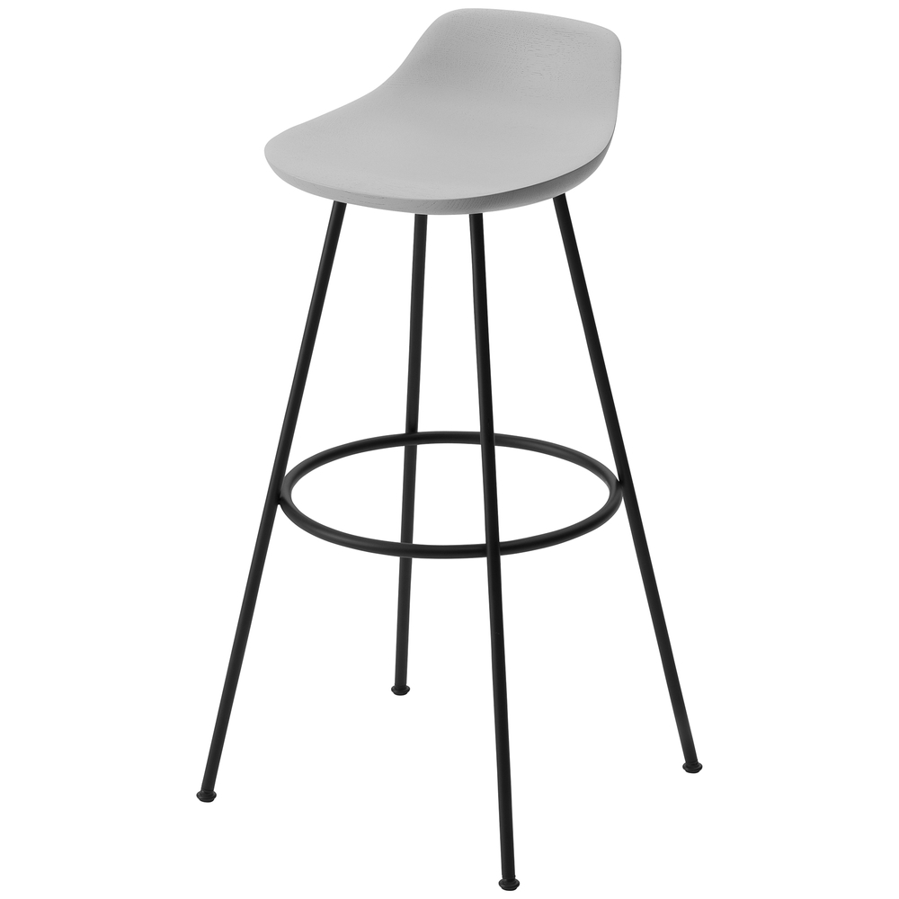 oak / urethane finish, bold gray