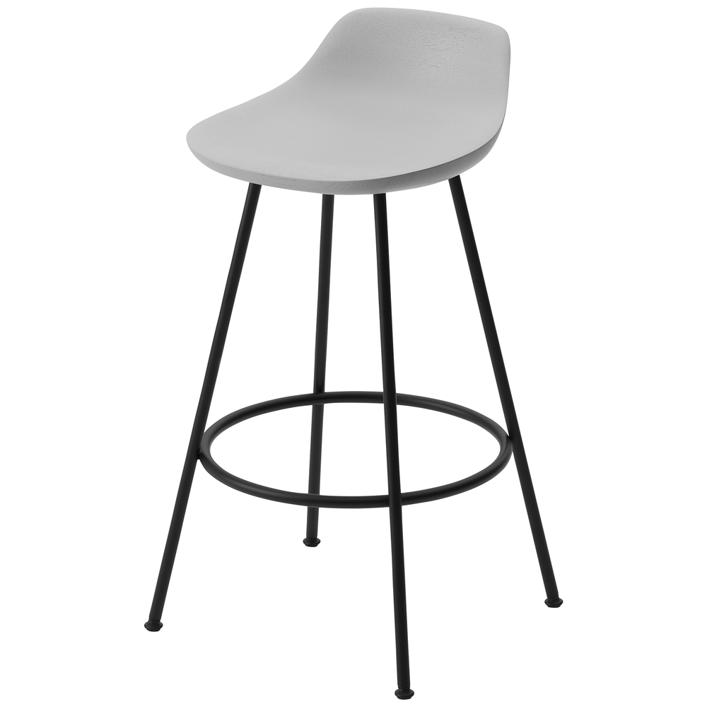 oak / urethane finish, bold gray