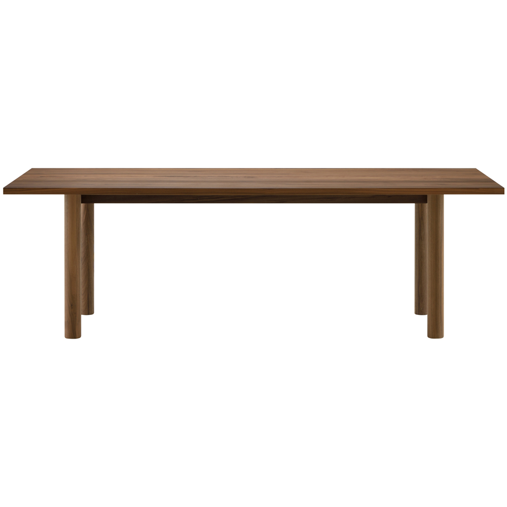 walnut / urethane finish, clear