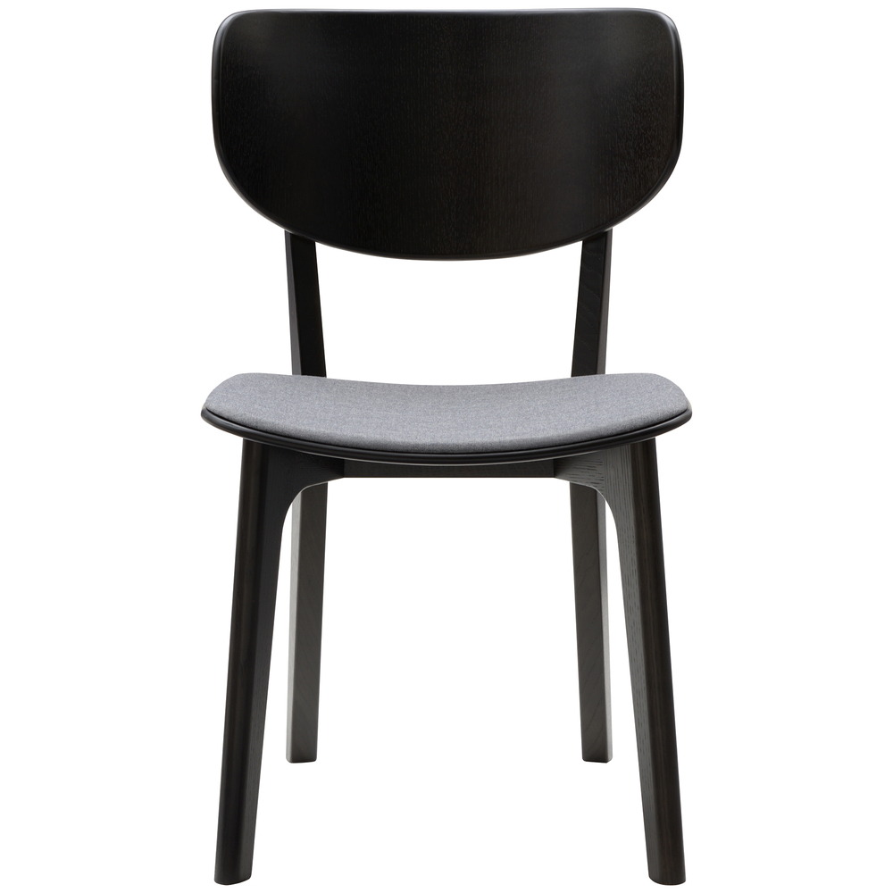 oak / urethane finish, bold black