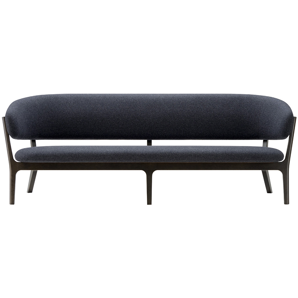 oak / urethane finish, bold black