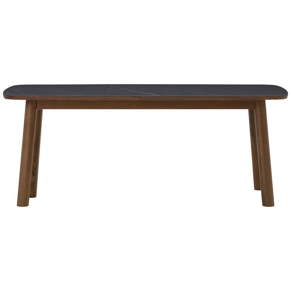 walnut / urethane finish, clear