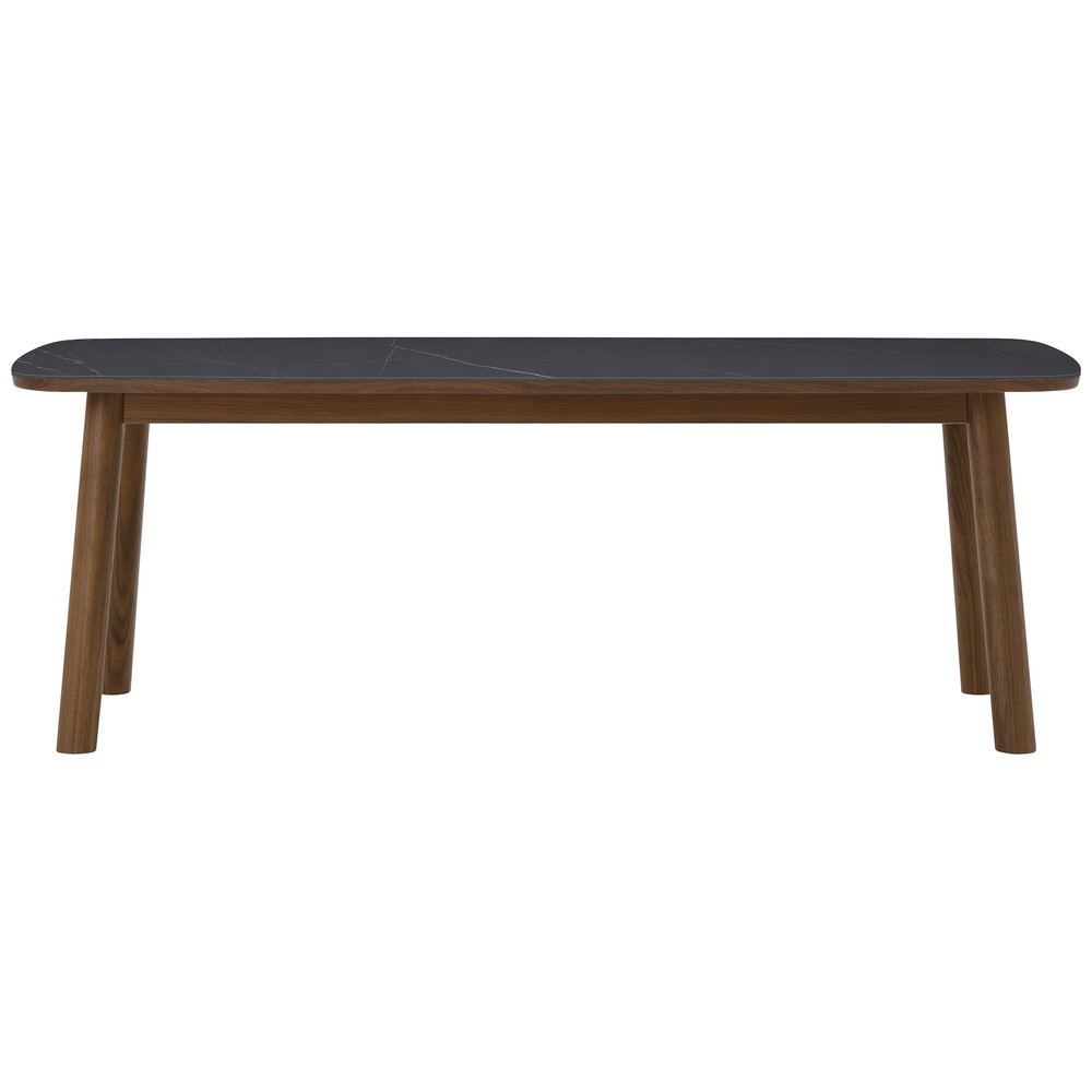 walnut / urethane finish, clear
