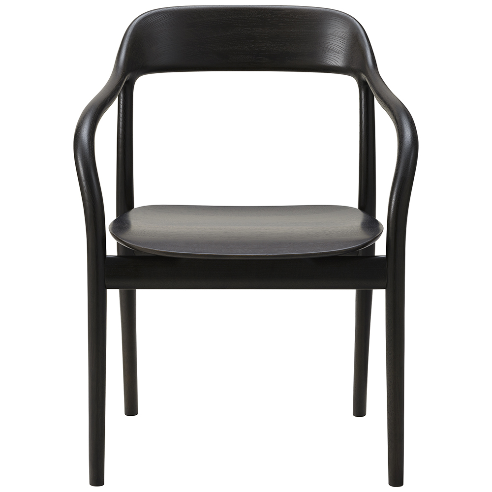 oak / urethane finish, bold black