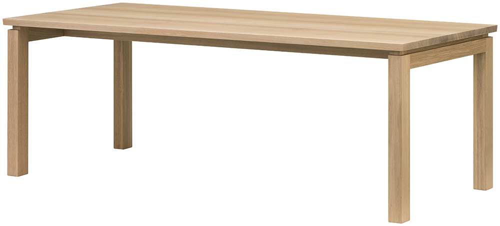 n(エヌ) ダイニングテーブル(ムク天板)