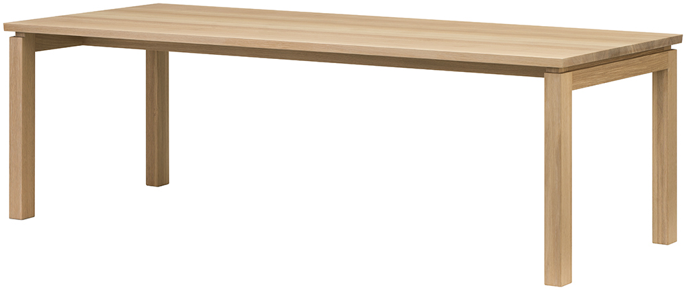 n(エヌ) ダイニングテーブル(ムク天板)