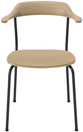 HIROSHIMA アームチェア(スタッキング・板座)