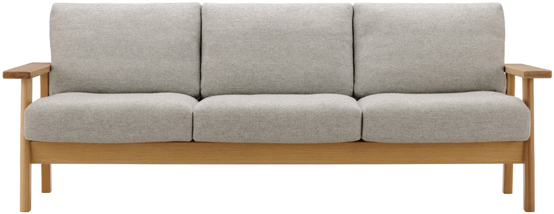 Bruno スリーシーターソファ