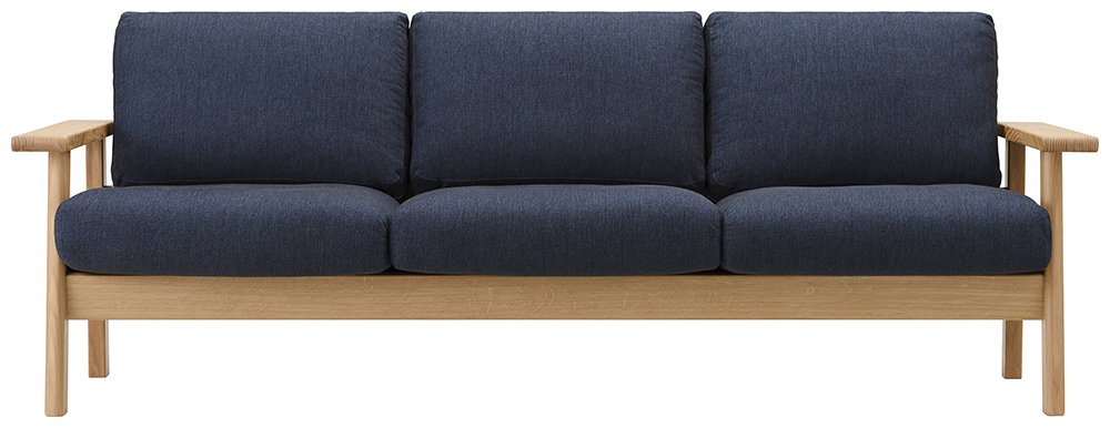 Bruno スリーシーターソファ